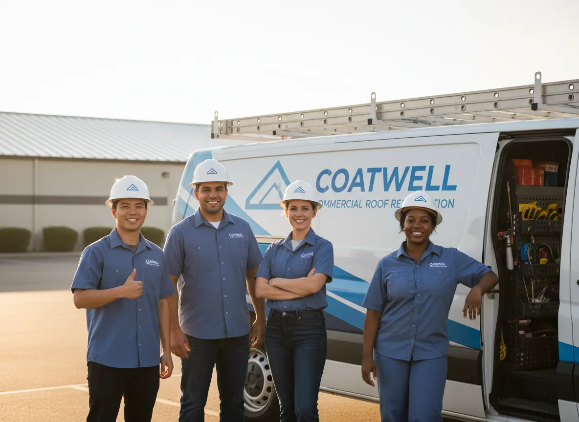 Commercial roof coating company in Tingley, IA